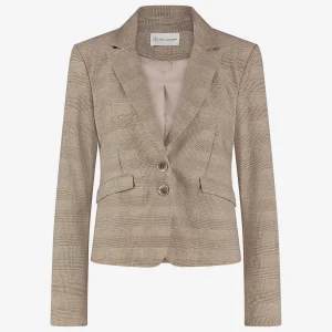 Jane Lushka Hanna Blazer Technical Jersey | Beige