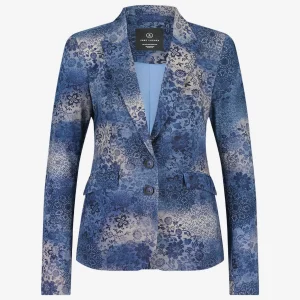 Jane Lushka Hanna Blazer Technical Jersey | Blue