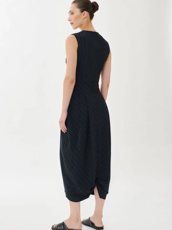 Jane Lushka Jackie Dress Technical Jersey | Dark Blue