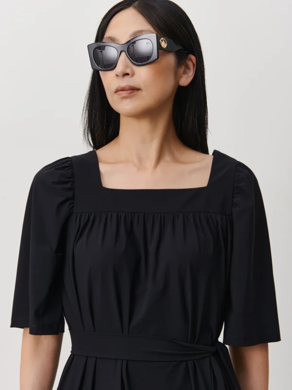 Jane Lushka Jasmine Dress Technical Jersey | Black