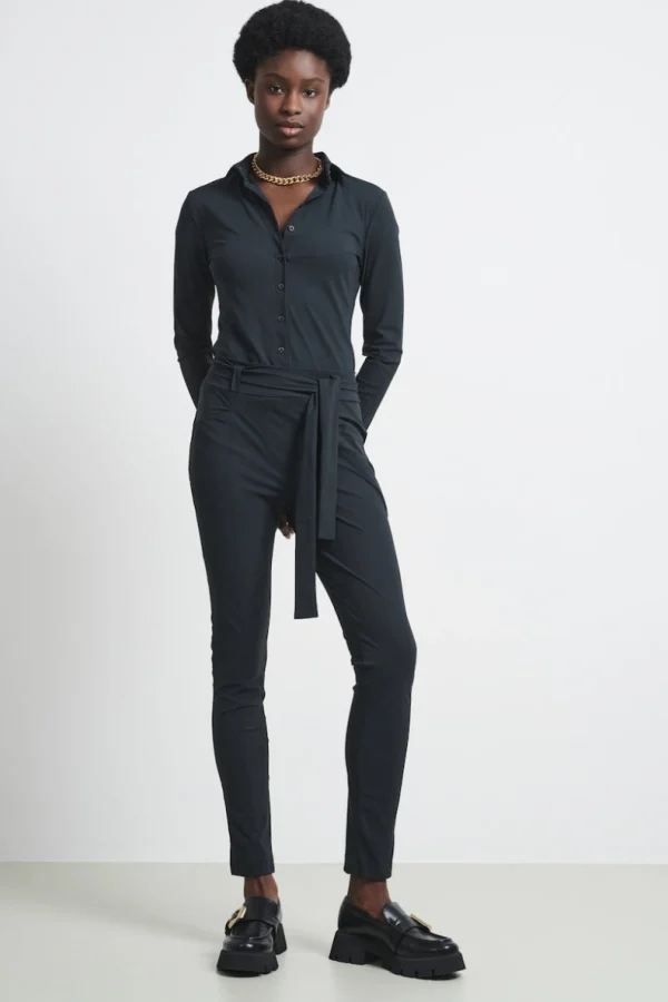 Jane Lushka Jumpsuit Diana Easy Wear Technical Jersey | Grigio Notte