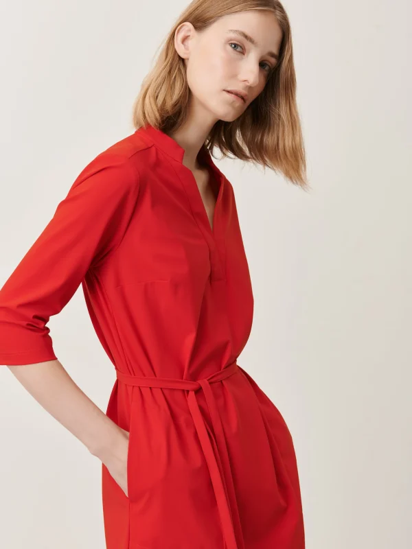 Jane Lushka Kendal Dress Technical Jersey | Red