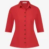 Jane Lushka Kikkie Blouse Technical Jersey | Red