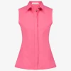 Jane Lushka Kikkie Blouse Technical Jersey/WS | Pink