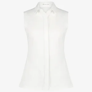 Jane Lushka Kikkie Blouse Technical Jersey/WS | White