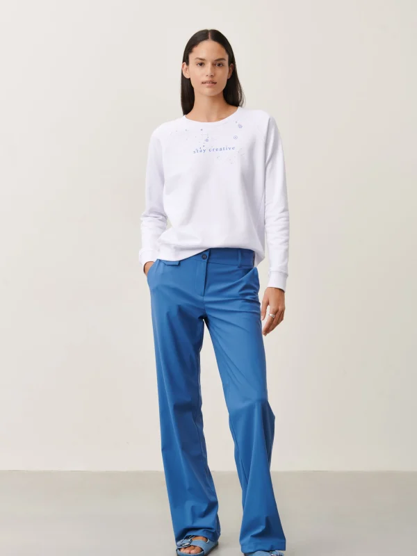 Jane Lushka Landa Pants Technical Jersey | Mid Blue