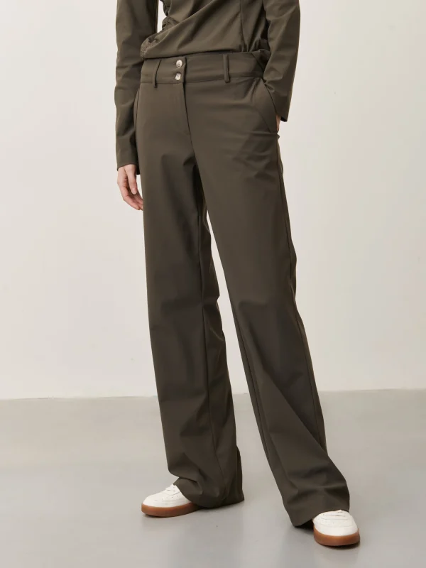 Jane Lushka Landa Pants Technical Jersey | Army