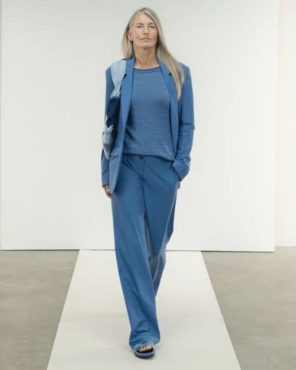 Jane Lushka Landa Pants Technical Jersey | Mid Blue