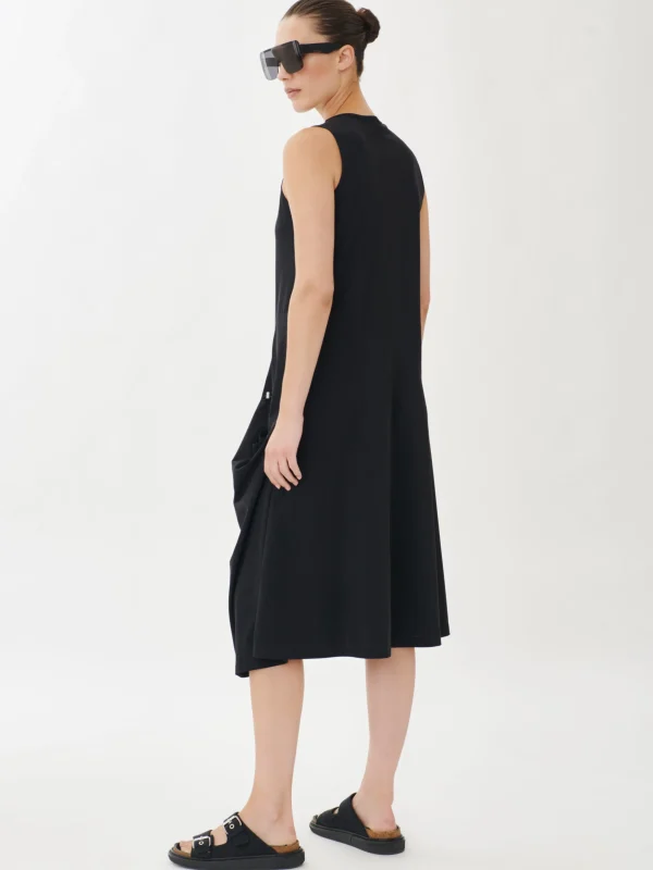 Jane Lushka Laris Dress Technical Jersey | Black