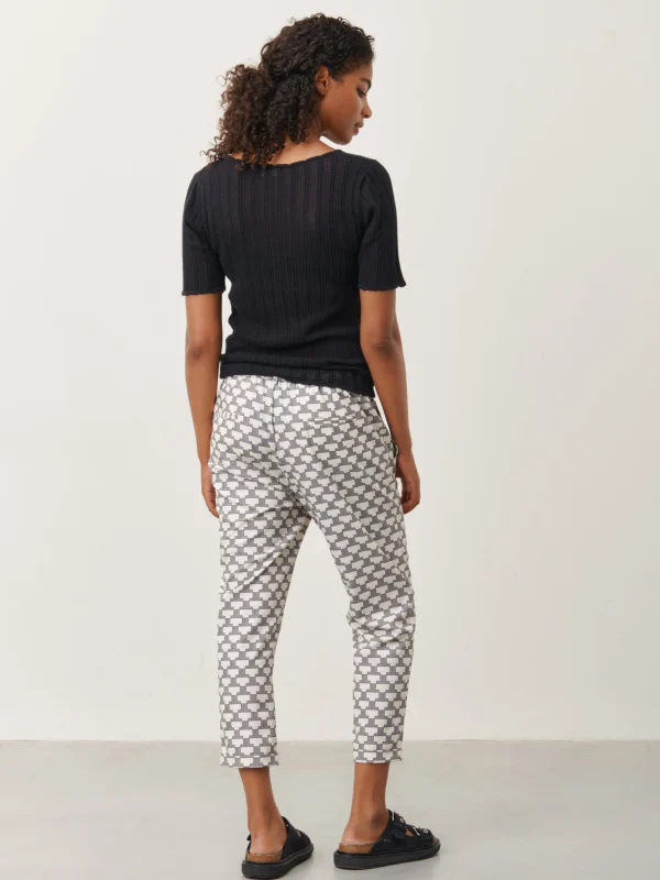 Jane Lushka Lena Pants | White Black