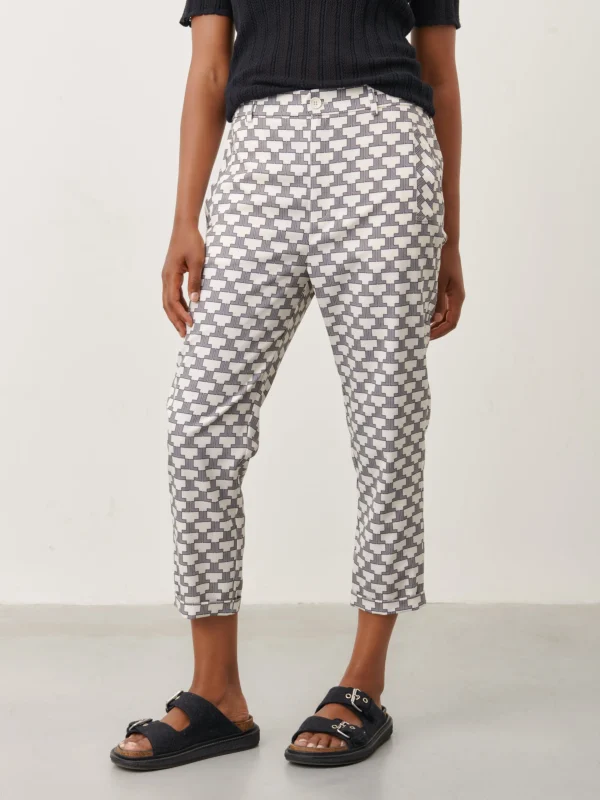 Jane Lushka Lena Pants | White Black