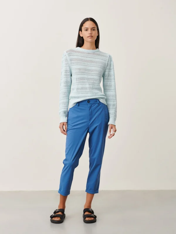 Jane Lushka Lena Pants Technical Jersey | Mid Blue