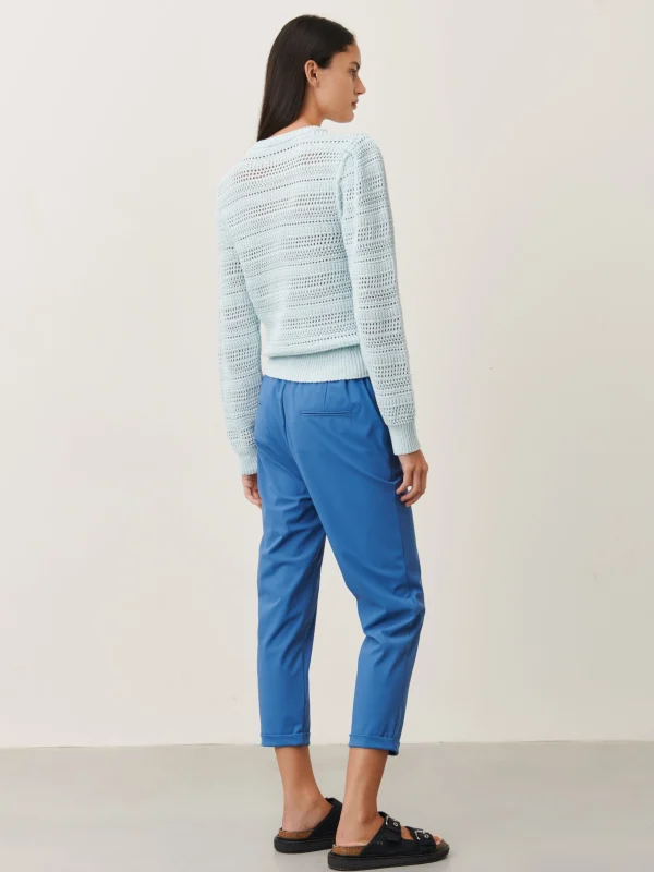 Jane Lushka Lena Pants Technical Jersey | Mid Blue