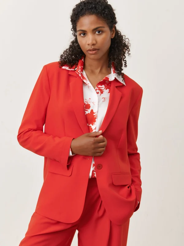 Jane Lushka Lima Blazer | Red