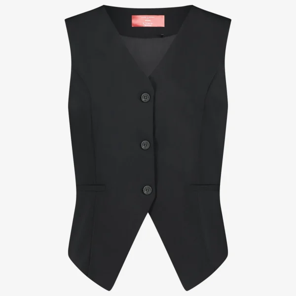 Jane Lushka Lola Vest Technical Jersey | Black