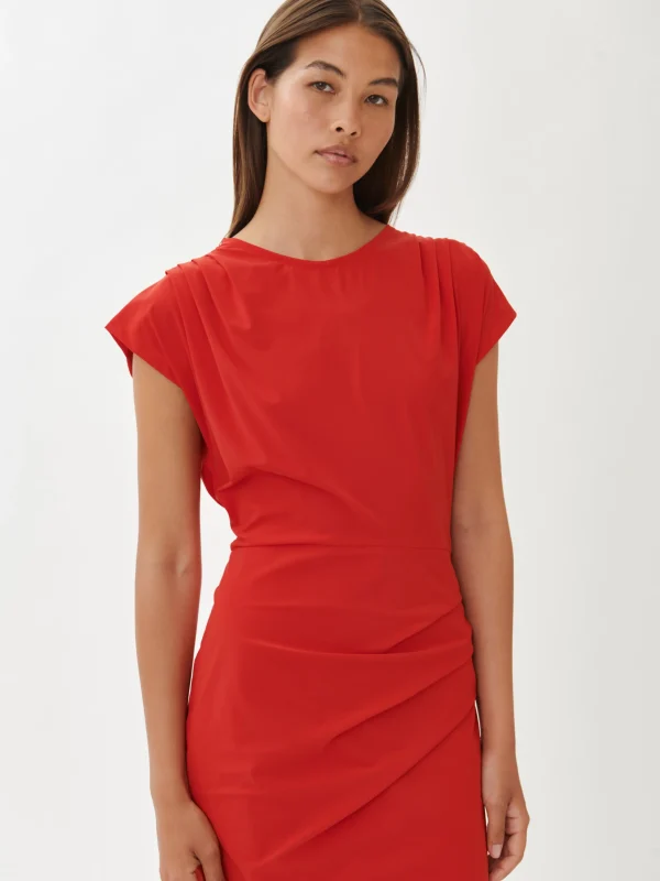 Jane Lushka Luxor Dress Technical Jersey | Red