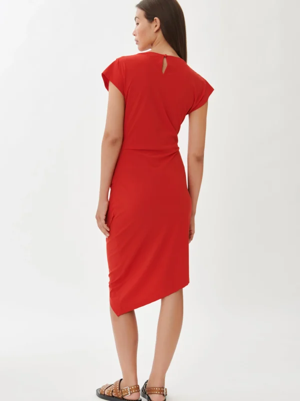 Jane Lushka Luxor Dress Technical Jersey | Red