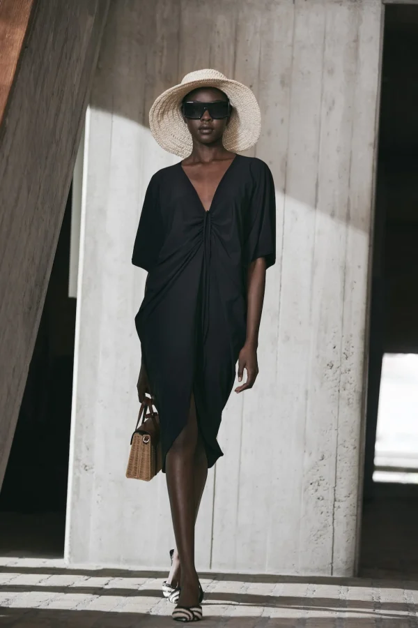 Jane Lushka Malu Dress Technical Jersey | Black