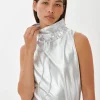 Jane Lushka Malvo Top | Silver