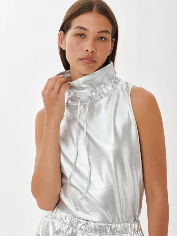 Jane Lushka Malvo Top | Silver