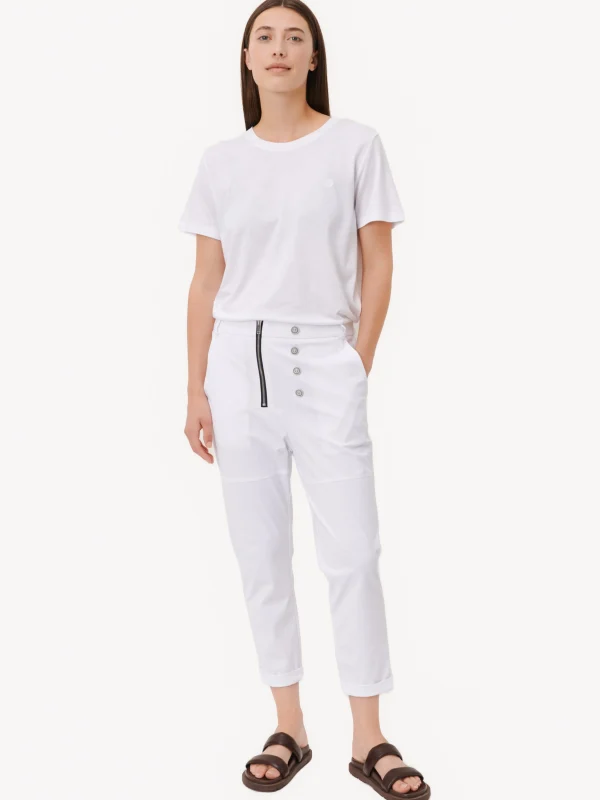 Jane Lushka Miliana Pants Technical Jersey | White