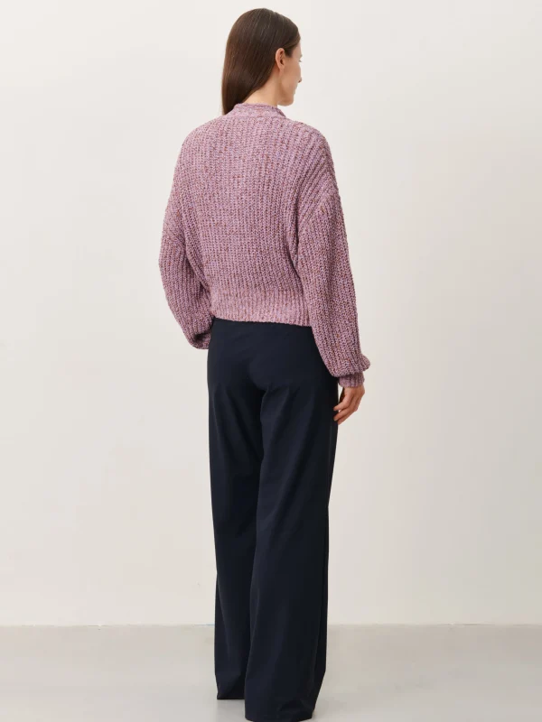 Jane Lushka Moss Cardi | Purple Melange