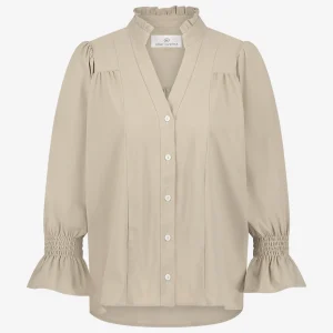 Jane Lushka Olivia Blouse Technical Jersey | Sand