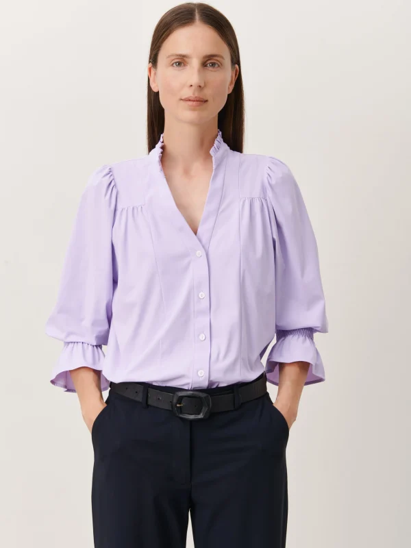 Jane Lushka Olivia Blouse Technical Jersey | Lila