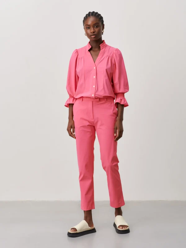 Jane Lushka Olivia Blouse Technical Jersey | Pink