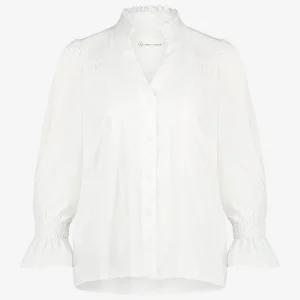 Jane Lushka Olivia Blouse Technical Jersey | White