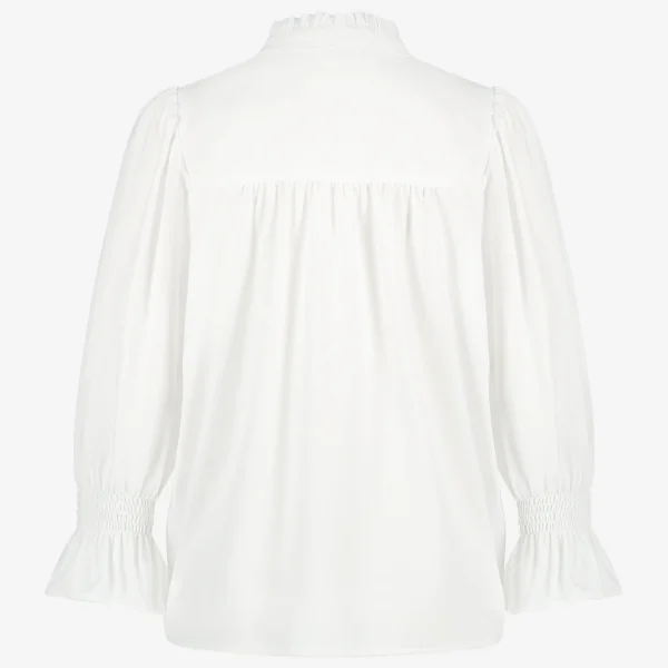 Jane Lushka Olivia Blouse Technical Jersey | White