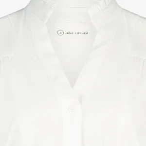 Jane Lushka Olivia Blouse Technical Jersey | White