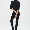 Jane Lushka Pants Anna - Skinny Fit Technical Jersey | Black