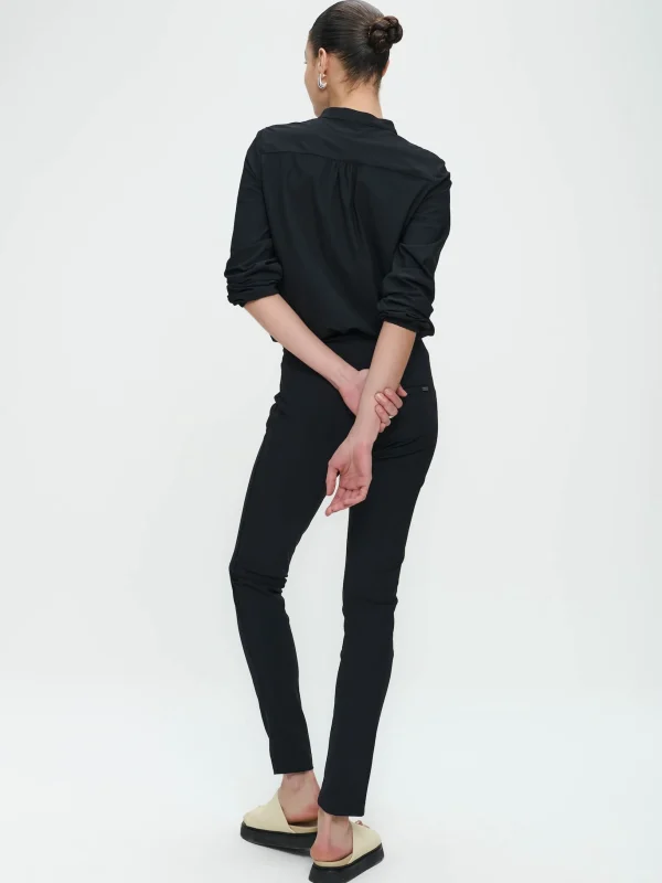 Jane Lushka Pants Anna - Skinny Fit Technical Jersey | Black