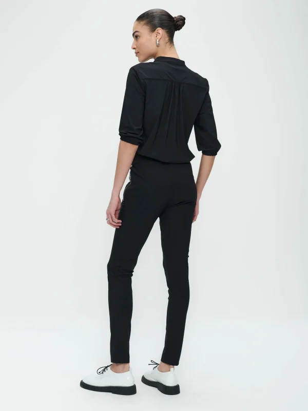 Jane Lushka Pants Anna - Skinny Fit Technical Jersey | Black