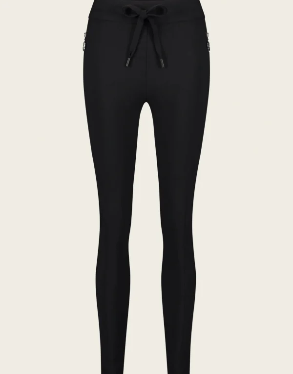 Jane Lushka Pants Anna - Skinny Fit Technical Jersey | Black