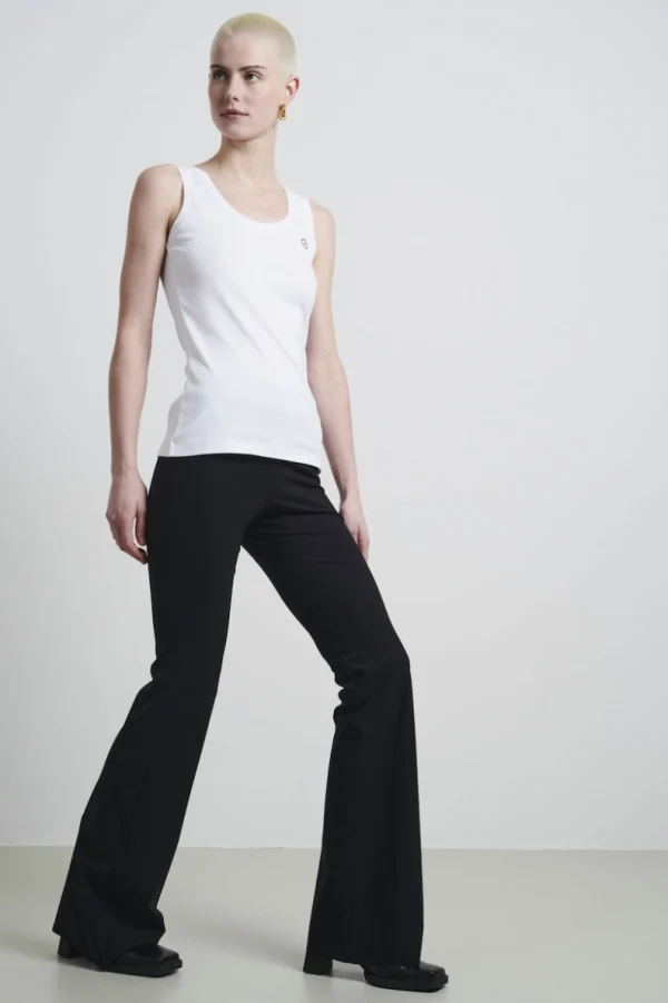 Jane Lushka Pants Eliya Easy Wear Flair Technical Jersey | Black