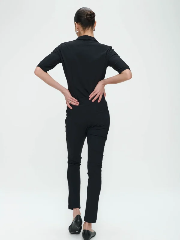 Jane Lushka Pants Idris Technical Jersey | Black