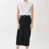 Jane Lushka Petra Skirt Technical Jersey | Black