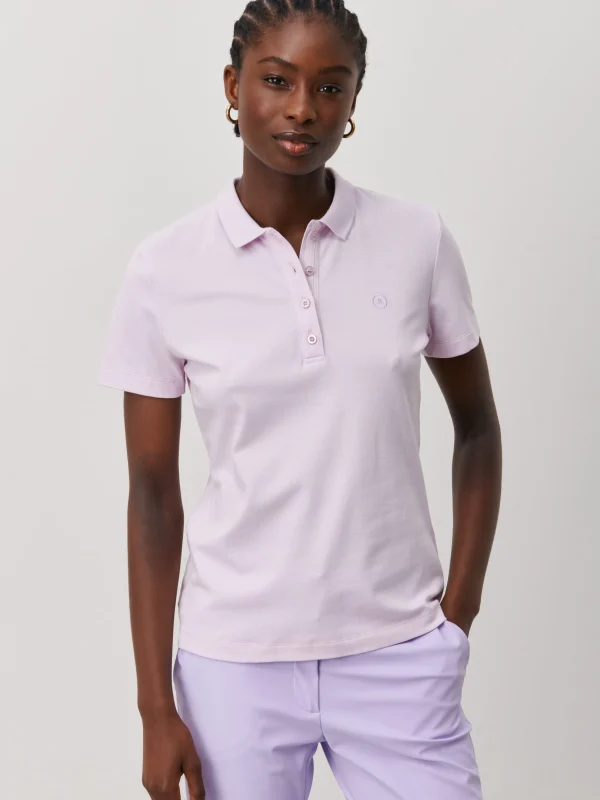 Jane Lushka Polo Shirt Organic Cotton | Lila