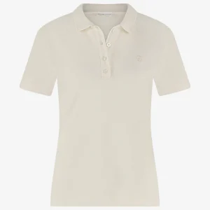 Jane Lushka Polo Shirt Organic Cotton | Gardenia