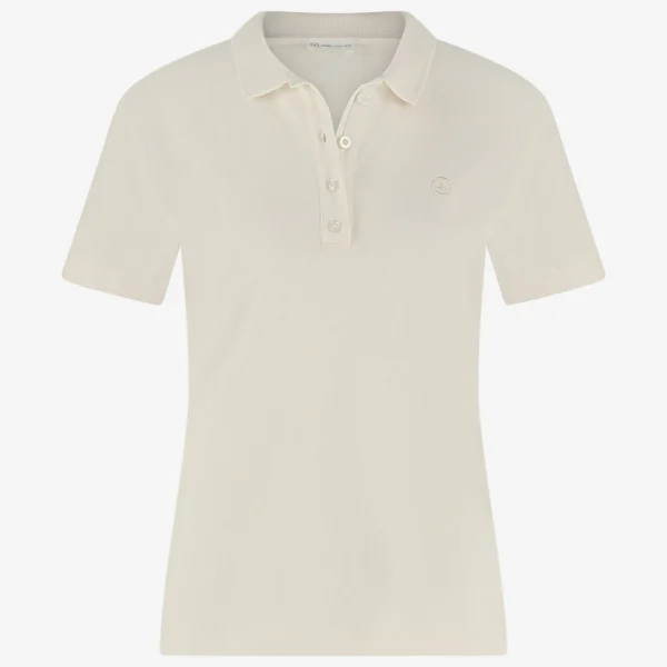 Jane Lushka Polo Shirt Organic Cotton | Gardenia