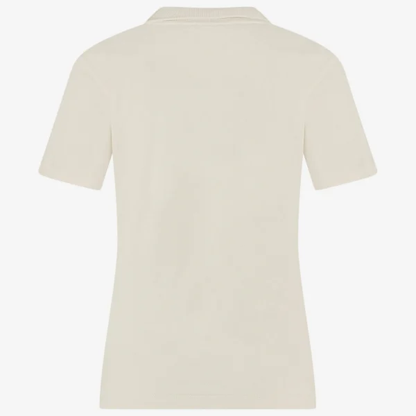 Jane Lushka Polo Shirt Organic Cotton | Gardenia