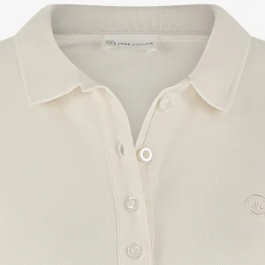 Jane Lushka Polo Shirt Organic Cotton | Gardenia