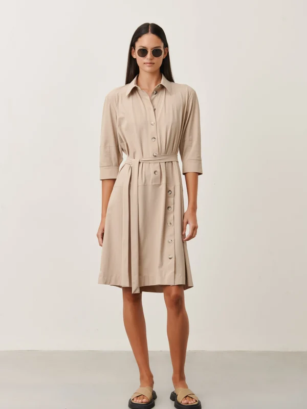 Jane Lushka Ramona Dress Technical Jersey | Sand