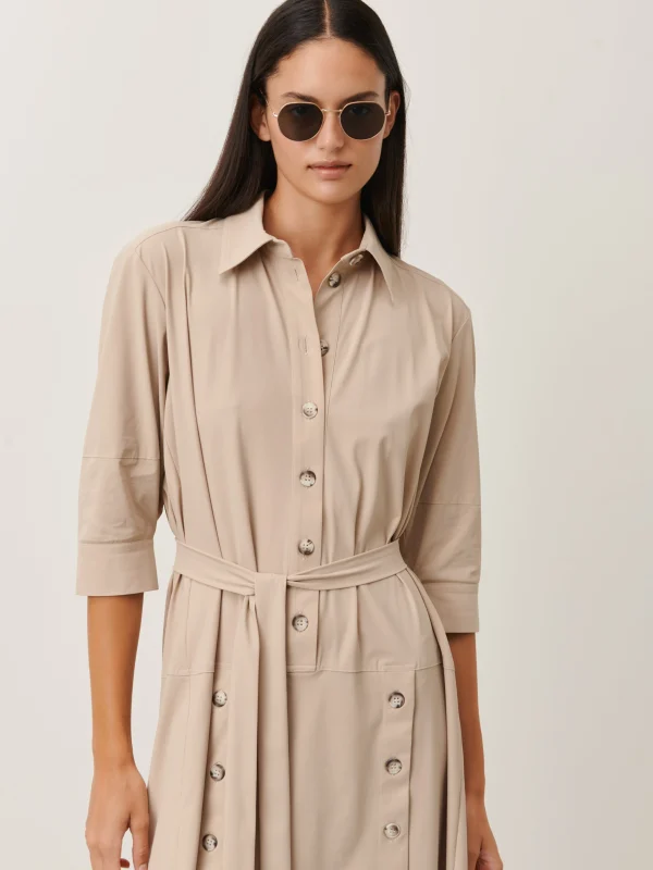 Jane Lushka Ramona Dress Technical Jersey | Sand