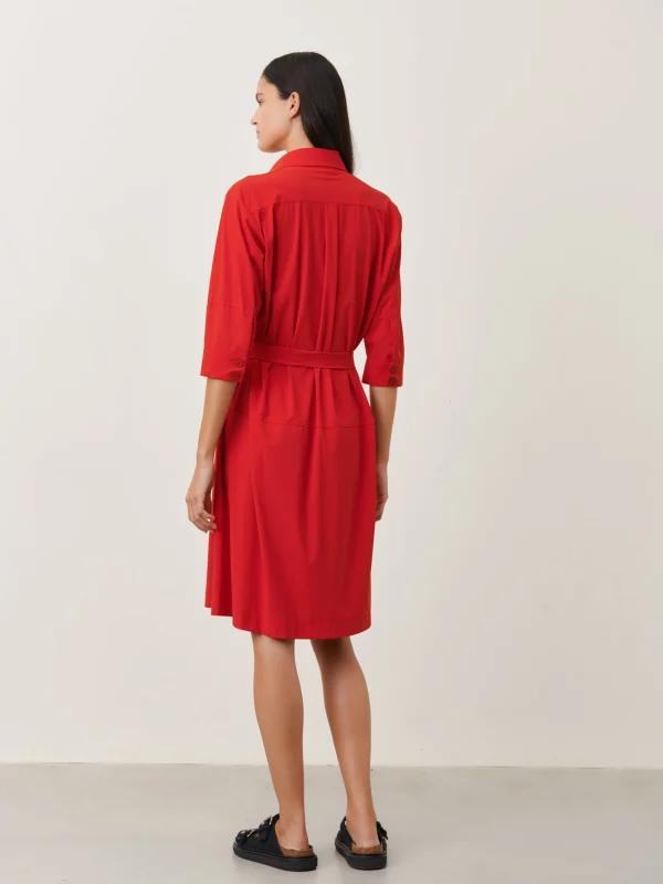 Jane Lushka Ramona Dress Technical Jersey | Red