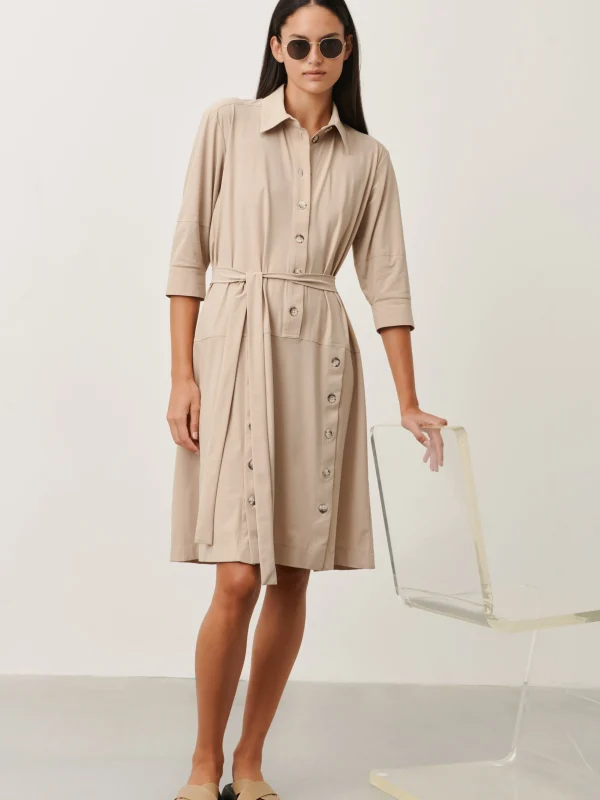 Jane Lushka Ramona Dress Technical Jersey | Sand