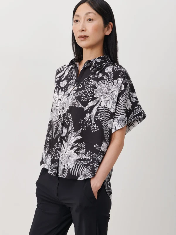 Jane Lushka Romi Blouse | Black White