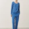 Jane Lushka Rosa Top Technical Jersey | Mid Blue